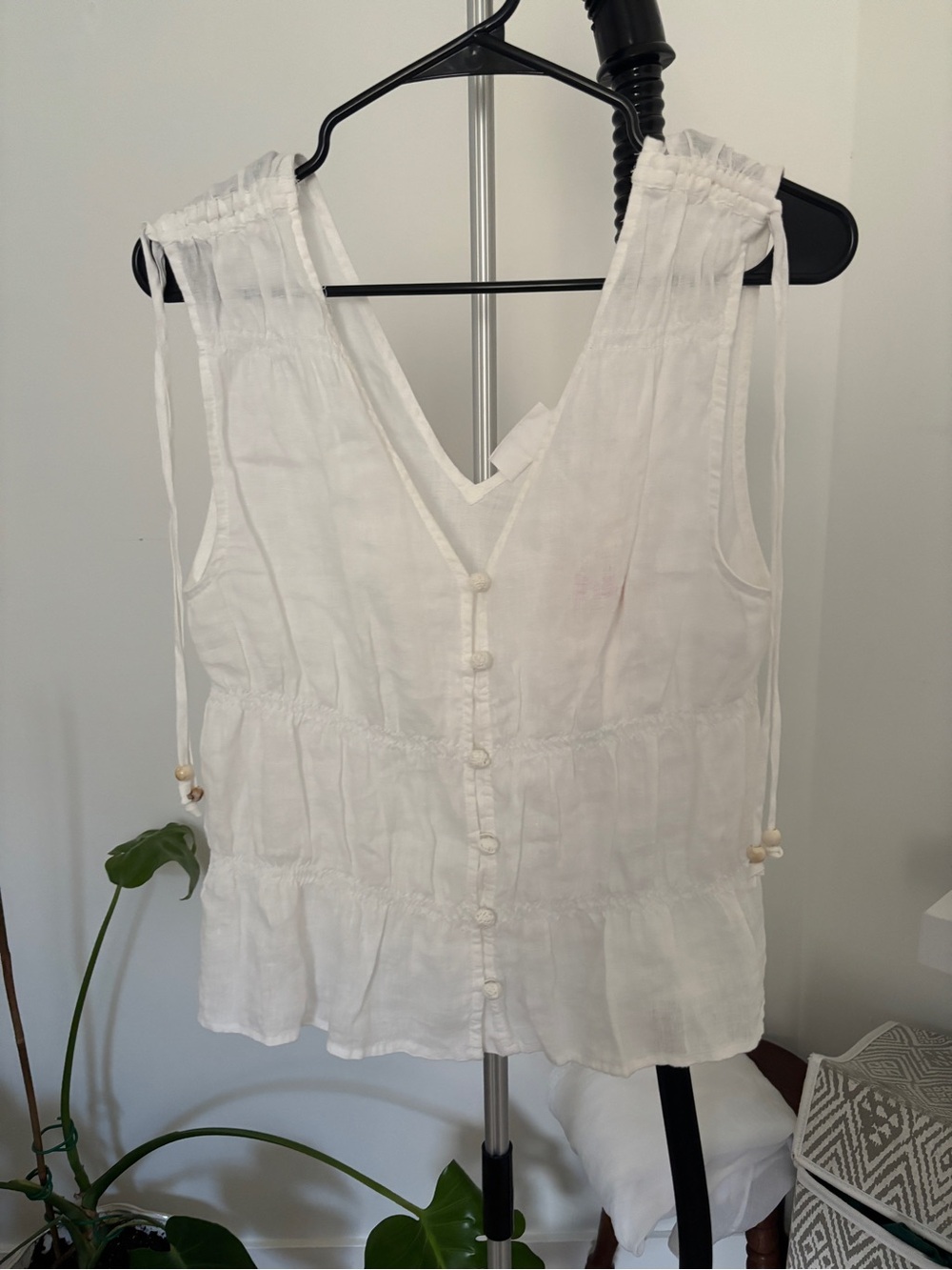 Cynthia Rowley 100% Linen top